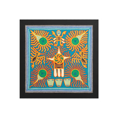 Huichol Yarn Painting Print • S - 11 - Huichol Arts
