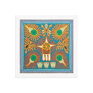 Huichol Yarn Painting Print • S - 11 - Huichol Arts