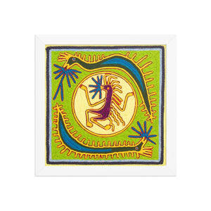 Huichol Yarn Painting Print • S - 14 - Huichol Arts