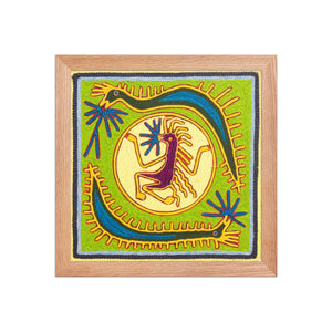 Huichol Yarn Painting Print • S - 14 - Huichol Arts