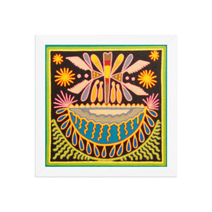 Huichol Yarn Painting Print • S - 16 - Huichol Arts