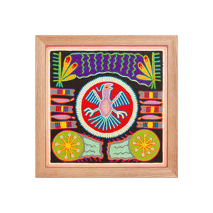 Huichol Yarn Painting Print • S - 18 - Huichol Arts