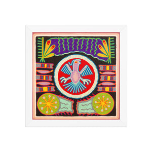 Huichol Yarn Painting Print • S - 18 - Huichol Arts