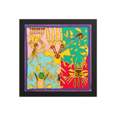Huichol Yarn Painting Print • S - 25 - Huichol Arts