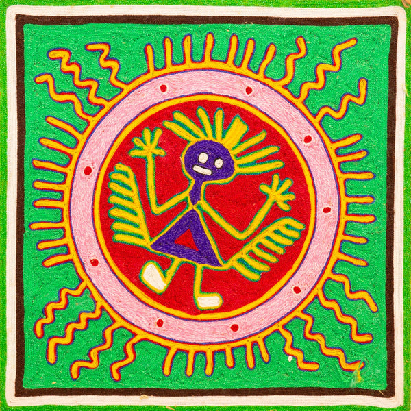 Huichol Yarn Painting Print • S - 27 - Huichol Arts