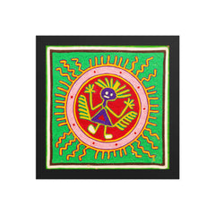 Huichol Yarn Painting Print • S - 27 - Huichol Arts