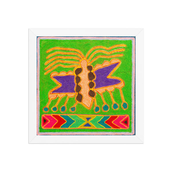 Huichol Yarn Painting Print • S - 28 - Huichol Arts