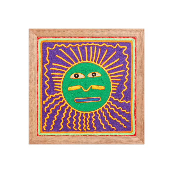 Huichol Yarn Painting Print • S - 30 - Huichol Arts