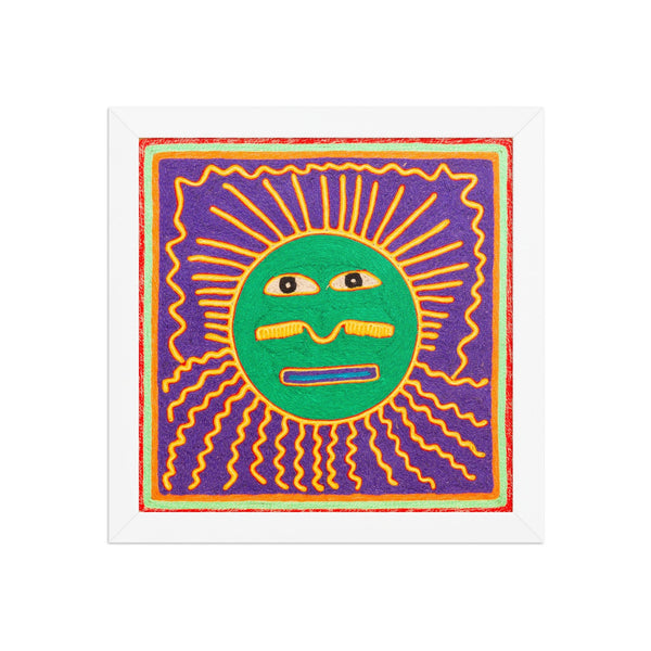 Huichol Yarn Painting Print • S - 30 - Huichol Arts