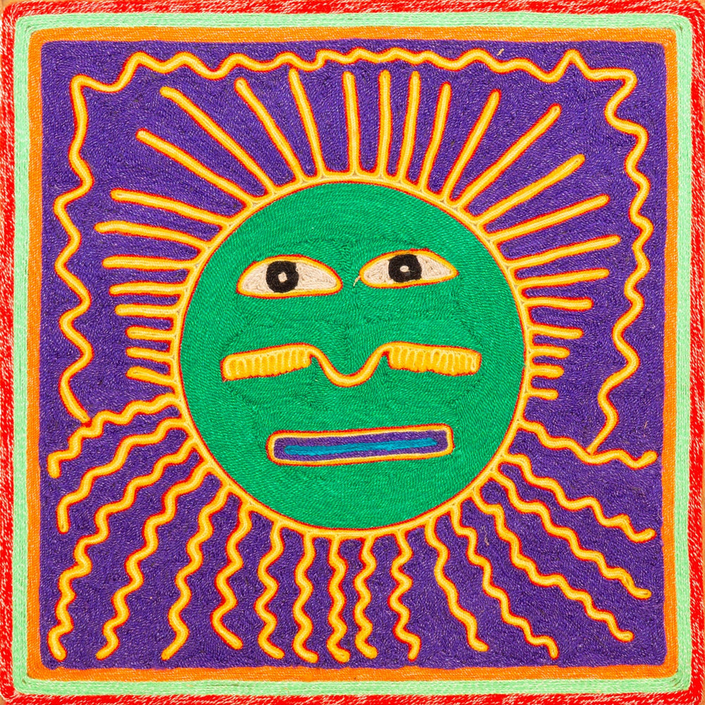 Huichol Yarn Painting Print • S - 30 - Huichol Arts