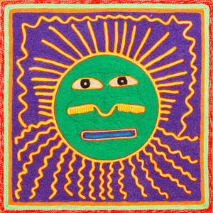 Huichol Yarn Painting Print • S - 30 - Huichol Arts