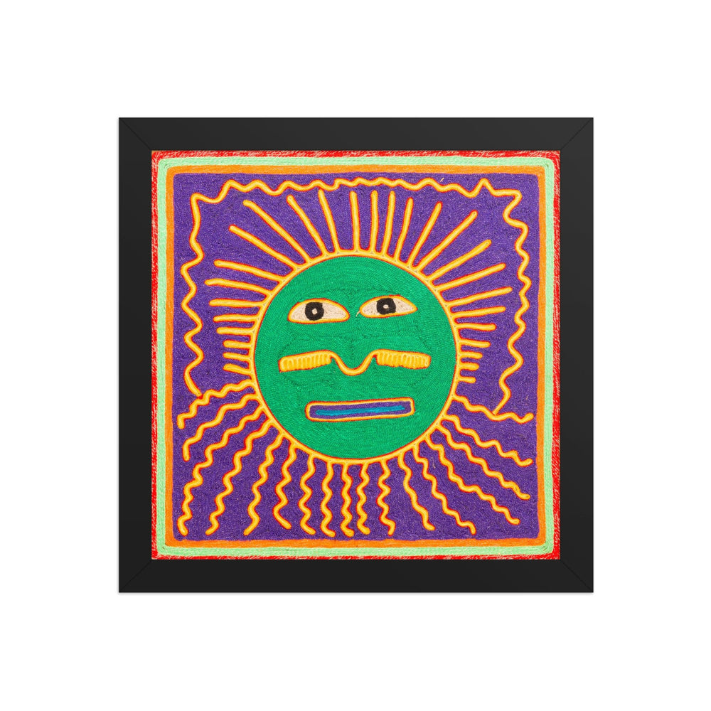 Huichol Yarn Painting Print • S - 30 - Huichol Arts