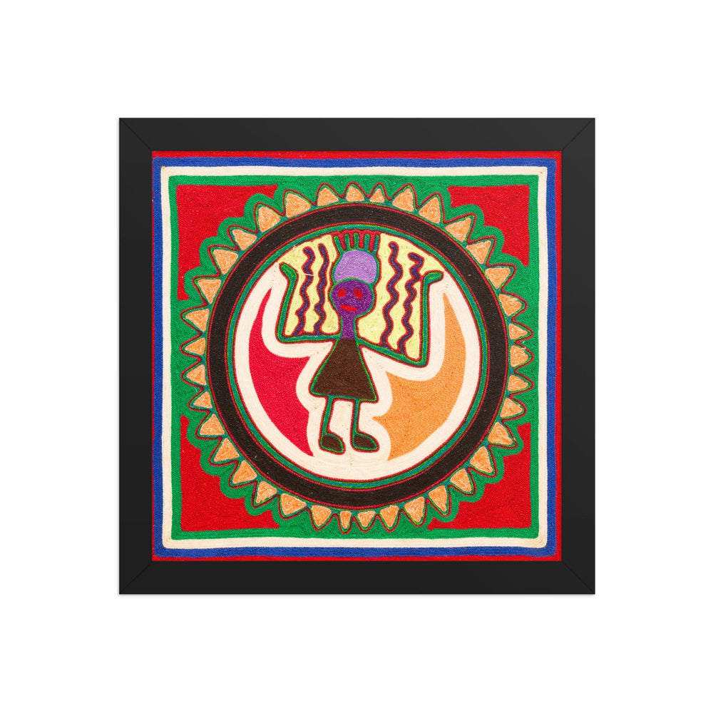 Huichol Yarn Painting Print • S - 32 - Huichol Arts