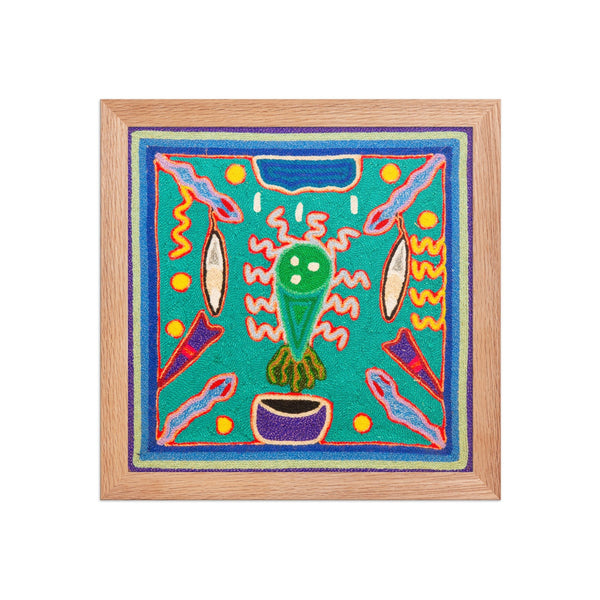 Huichol Yarn Painting Print • S - 33 - Huichol Arts