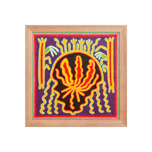 Huichol Yarn Painting Print • S - 35 - Huichol Arts