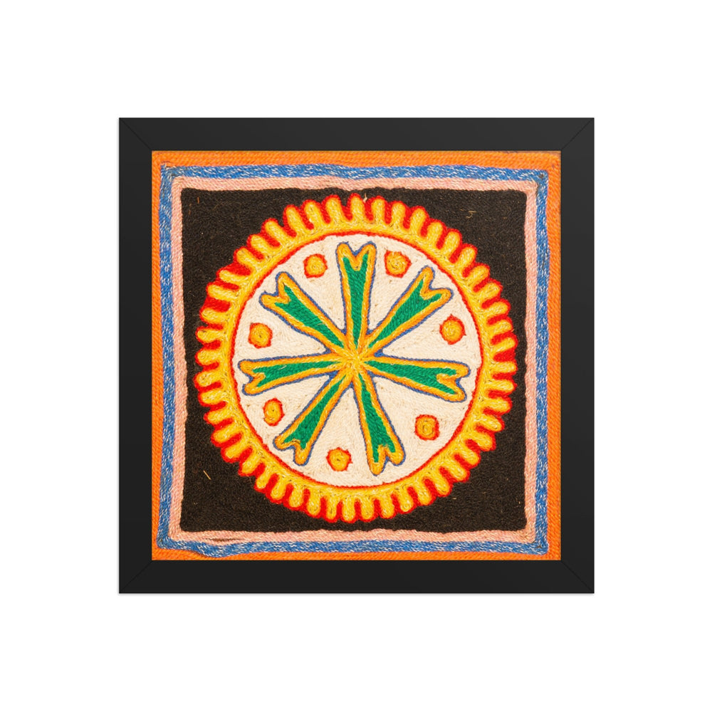 Huichol Yarn Painting Print • S - 39 - Huichol Arts