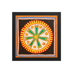 Huichol Yarn Painting Print • S - 39 - Huichol Arts