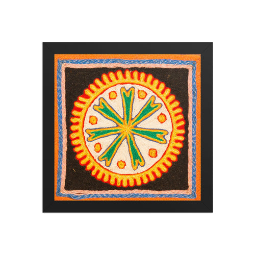 Huichol Yarn Painting Print • S - 39 - Huichol Arts