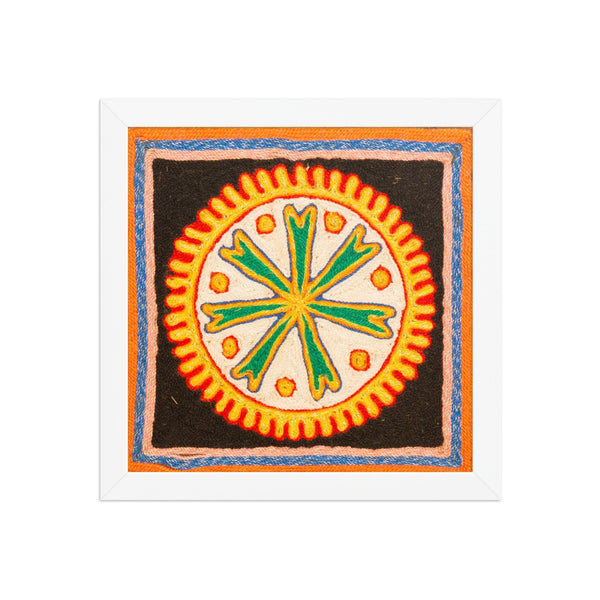 Huichol Yarn Painting Print • S - 39 - Huichol Arts