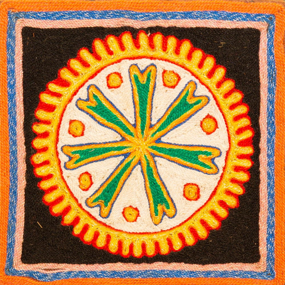 Huichol Yarn Painting Print • S - 39 - Huichol Arts