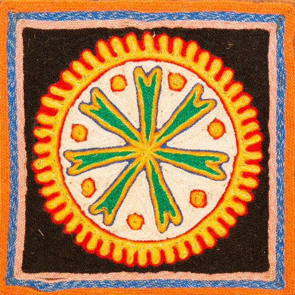 Huichol Yarn Painting Print • S - 39 - Huichol Arts