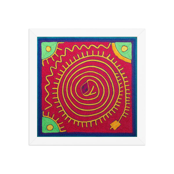 Huichol Yarn Painting Print • S - 40 - Huichol Arts