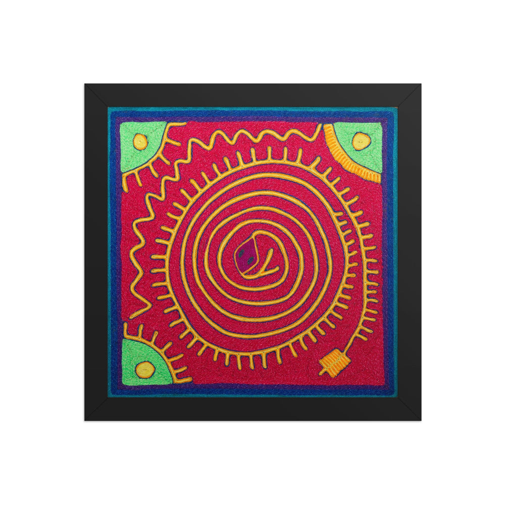 Huichol Yarn Painting Print • S - 40 - Huichol Arts