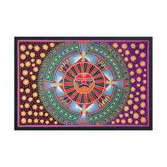 Huichol Yarn Painting Print • XL - 1 - Huichol Arts