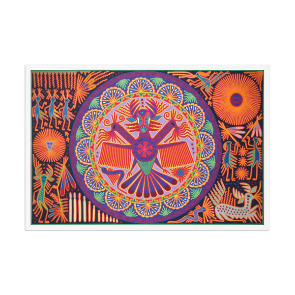Huichol Yarn Painting Print • XL - 3 - Huichol Arts