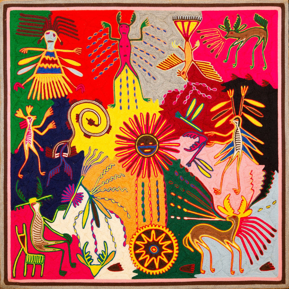 Journey to the Sun - Huichol Arts