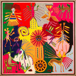 Journey to the Sun - Huichol Arts