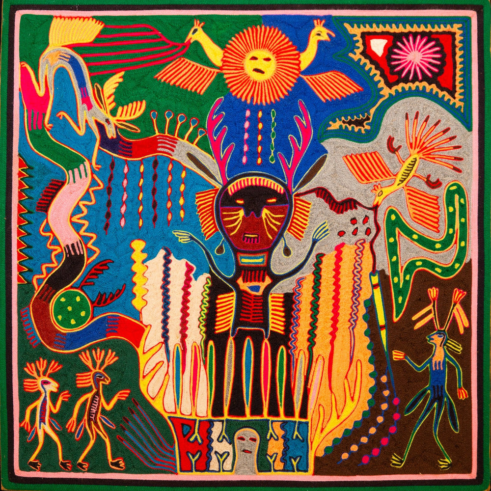 Mara - Akame • Deer Spirit Person - Huichol Arts