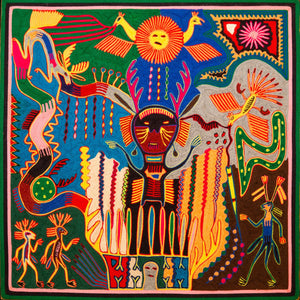 Mara - Akame • Deer Spirit Person - Huichol Arts