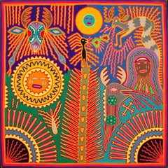 Pathway to the Upperworld - Huichol Arts