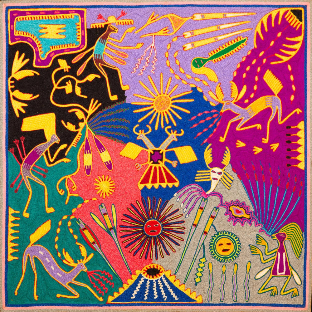The Birth of Takuyasi - Huichol Arts
