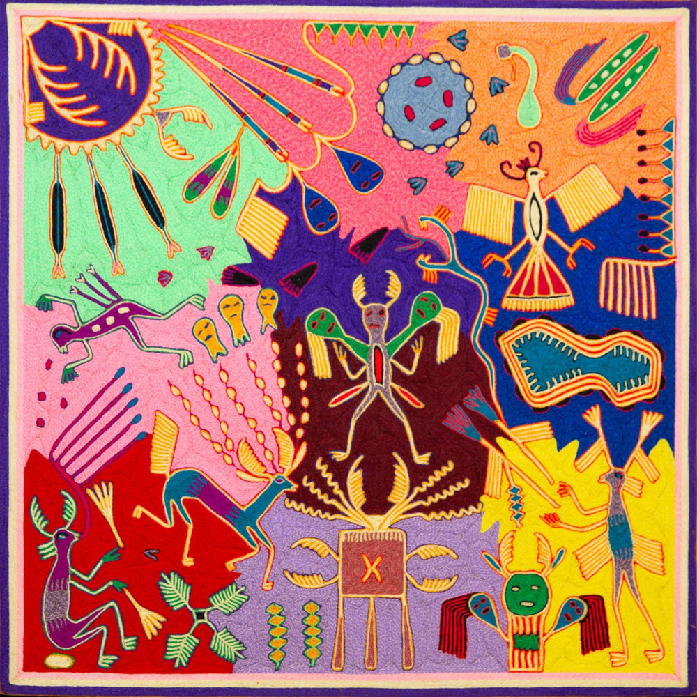 The Drum and Harvest Ceremony - Huichol Arts