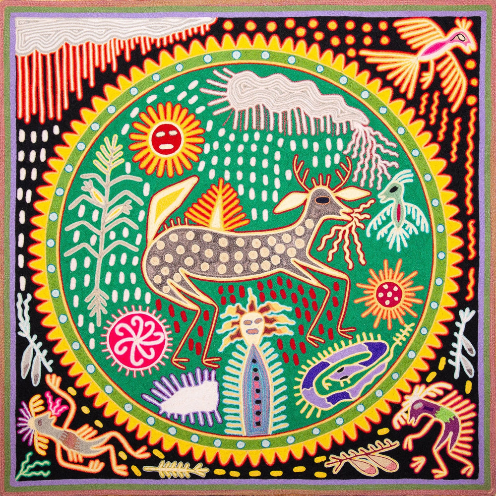 The Mirror of Corn - Huichol Arts