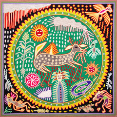 The Mirror of Corn - Huichol Arts