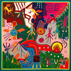 Visionary Mirror - Huichol Arts